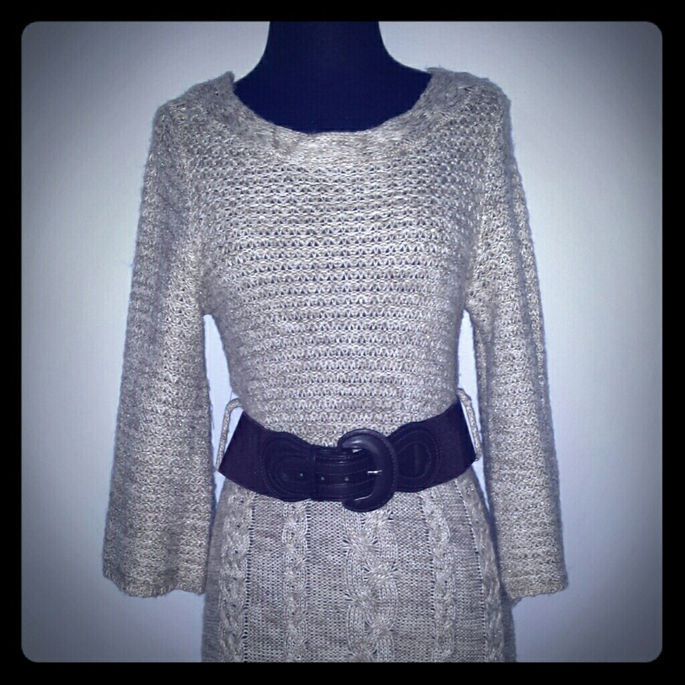 Style & Co cable knit dress